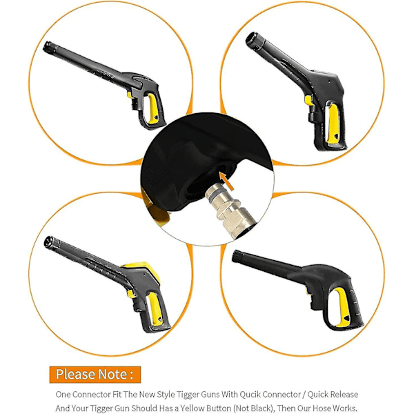 70% Rabatt -70% Rabatt - Trykkvaskere Vannrensing Utskifting Høytrykkslange Rengjøringssett 6m/8m/10m/15m For Karcher K2 K3 K4 K5 K6 K7 (6m)