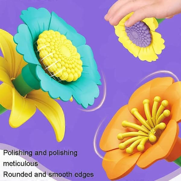 224 stk./sæt Børns Intellektuelle Udvikling DIY Samling Blomsterarrangement Legetøj[D] Not Specified