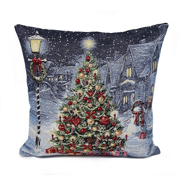 Julepyntepude i Tapestry-stil - Aftenlys