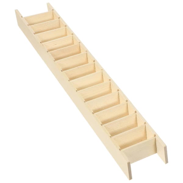 Mini Husstege Trä Miniatyrstege för Hemmabruk[D]
