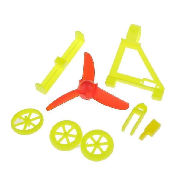 Luftdriven Racerbil DIY Monteringsmodell Leksaksset för Barn Aerodynamisk Studering [D]