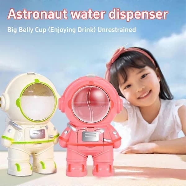 Drikkekanne Vannkopper Astronaut Vanndispenser Stropp 250ml Mini Vanndispenser (D) Pink