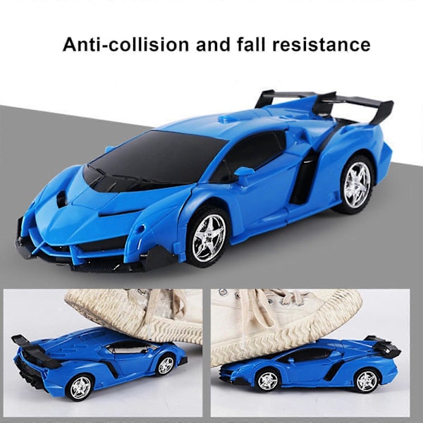 1:18 Transform RC Bil Robot Fjernstyrt Bil Uavhengig Robot Deformasjon En-knapps Transformasjon & 360 Hastighet Drift B