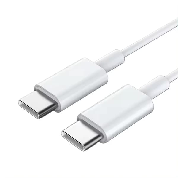 iPhone 15/16 Opladerkabel 2m Hvid USB-C til USB-C[D] white