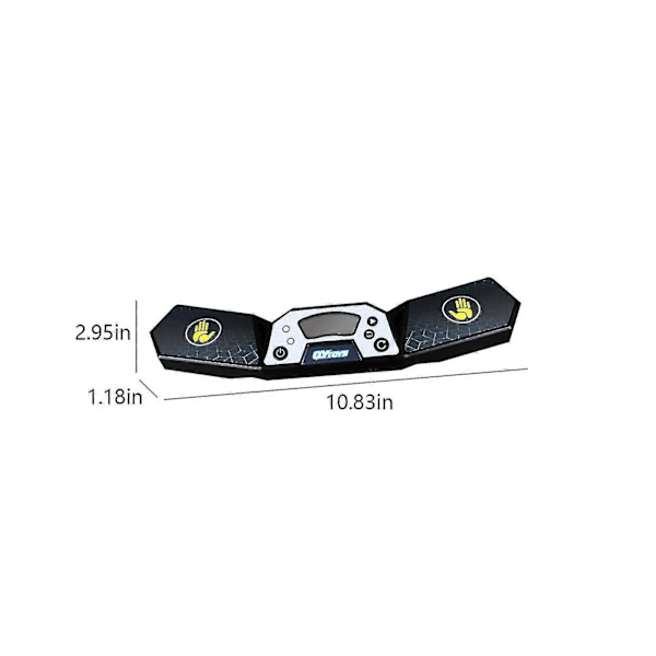 Beröringskontroll Timer, Timer Maskin Med Display, Speed Cup Timer, Speed Race För Kuber, Flickor Pojkar Gåva-YuJia[D] Black