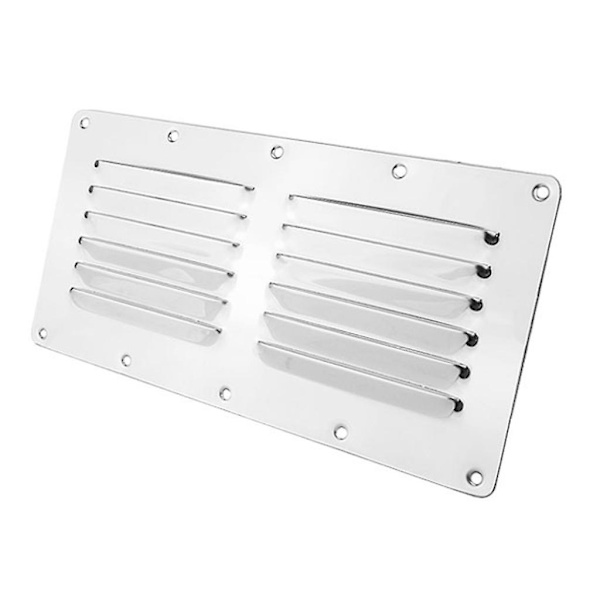 Ventilgitter med lameller Rektangulær luftventilpanel for marinebåt RV-[D]