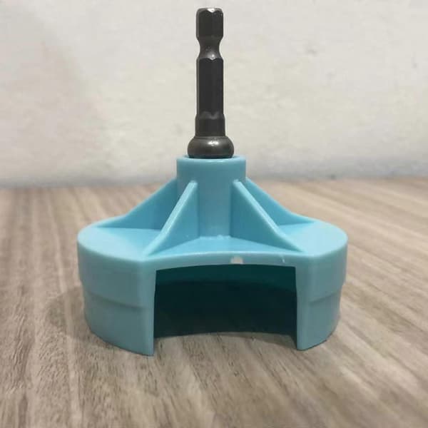 Strikkemaskine Strømadapter DIY Håndværk Strikke Dele Håndsving Adapter Sort[D] Blue