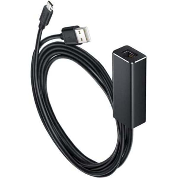 Mikro-USB til Ethernet-adapter Mbps for TV Stick og strømming, stabilt nettverk, ingen bufring, bærbart tilbehør (D)