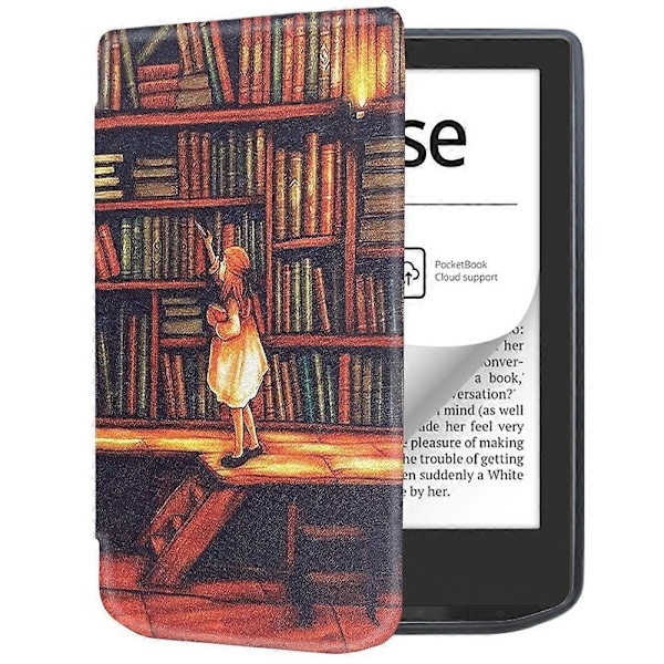Lærveske for PocketBook Verse Pro E-leser med automatisk søvn/våknefunksjon