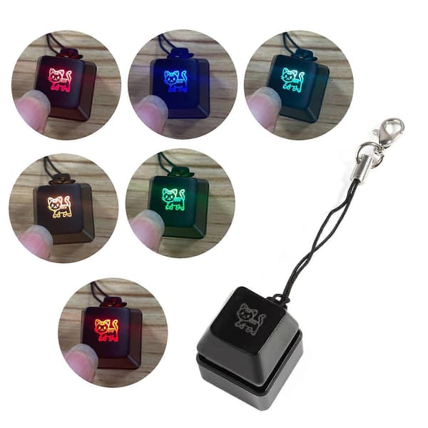 MX Switch Testværktøj Mekanisk Switch Nøglering Legetøj til Keyboard Switches Tester Bedste Stress Relief Gave[D] Multicolor