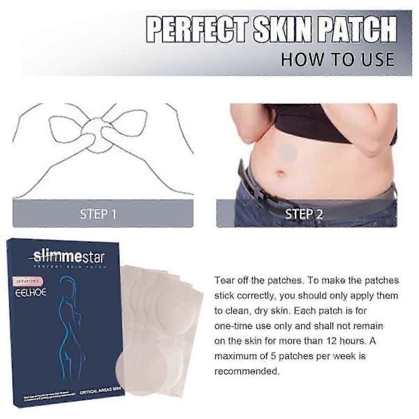 Slimmestar Perfect Body Shaping Patch - Enkel väg till en skulpterad figur - CHENG DU[D] 1box