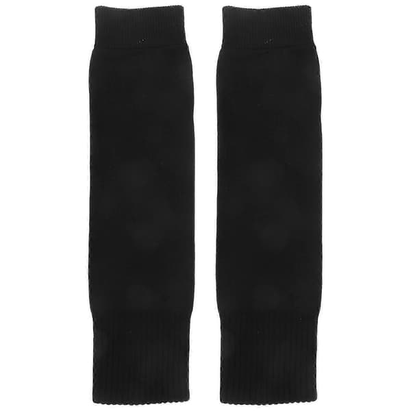 1 par vadärmar elastisk kompression vadskydd vadstöd elastiska sportvadärmar[D] Black 38.00X10.00X0.20CM