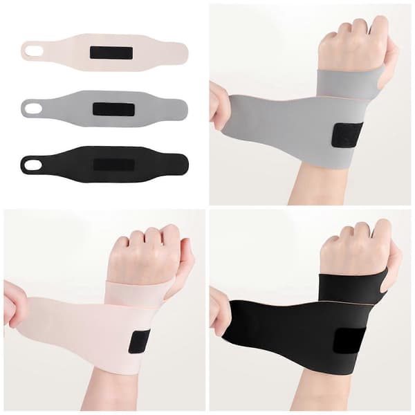 2-pack Handledsstöd och tumstöd Justerbart kompressionshandledsbandage Elastiskt andningsbart handledsstöd för gymträning[D] Rice orange massage