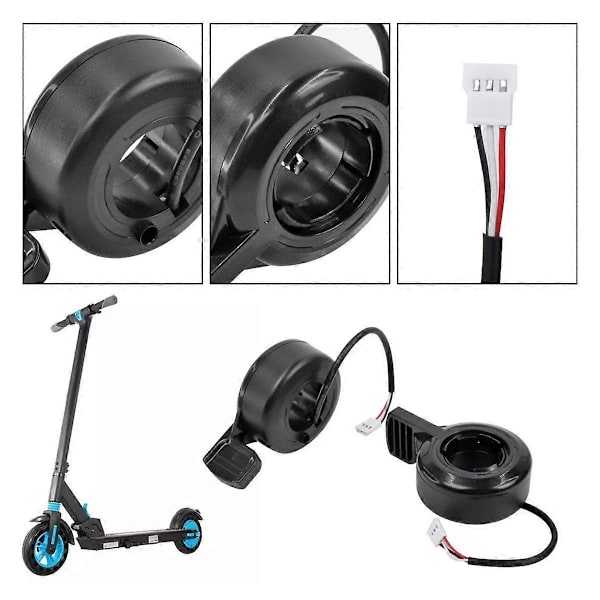Elektrisk scooter accelerator/bremse hastighedsregulator til X8 Pro elektrisk scooter tilbehør højre[D] Black