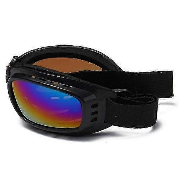 Motorcykelbriller Retro MC - Sortfarvet glas sort[D]