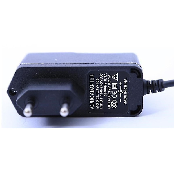 Strømforsyning Adapter Konverter Bryter For Hiseeu DC 12V 1A AC 100 240V 5.5mm*2.5mm Plugg EU US AU UK