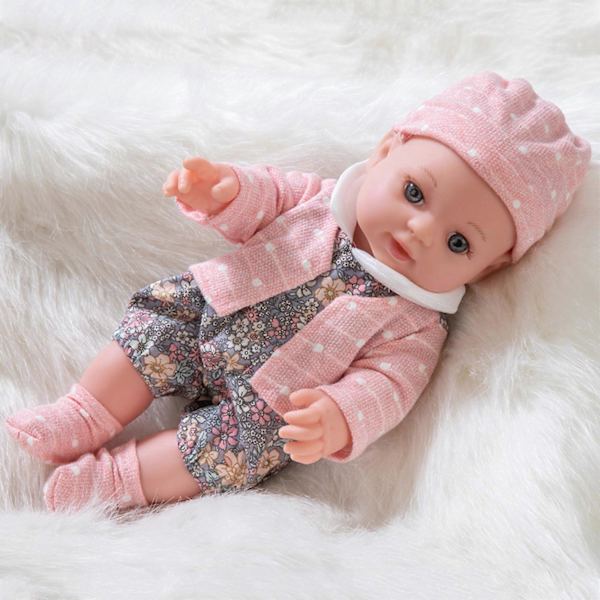 12 Tommer Blød Nyfødt Babydukke, Vinyl Babydukker Med Tøj Sæt Inkluderet Sut Realistisk Dukke Ser Ægte Ud