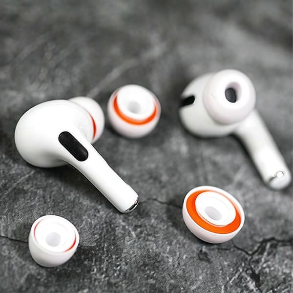 Silikon Ørepropp for Bluetooth-kompatible Øretelefoner Støyreduksjon Pad Ørepropper Ørehette Støyreduksjon Hull medium størrelse[D] small