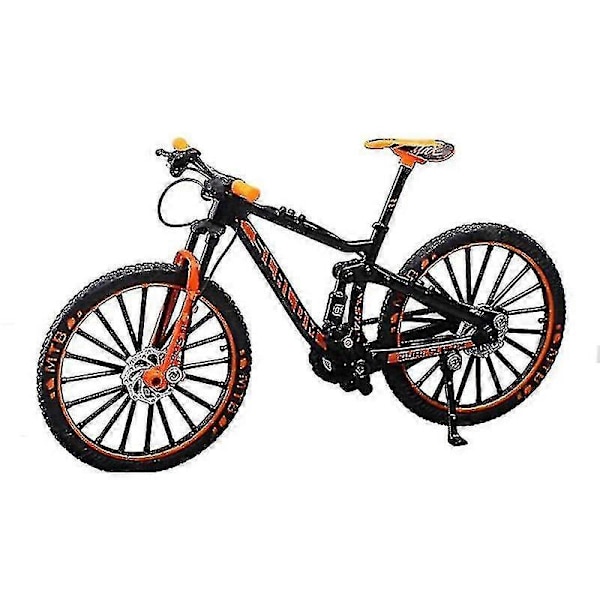 Mini 1:10 Alloy -polkupyörämalli, painevalettu metallinen sormi-maastopyörälelu [D] orange