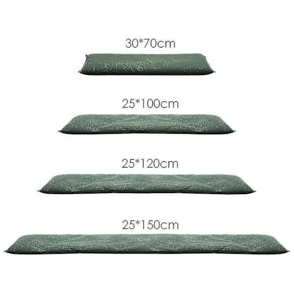 Veden aktivoimat tulvasuojat kellariin, autotalliin, kodin tulvien ehkäisyyn - Uudelleenkäytettäviä, nopeavaikutteisia [D] Green 25*100cm