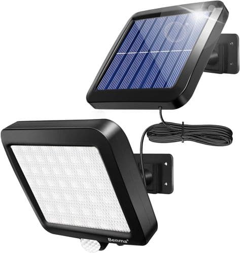 Solcellelamper til udendørs brug, 56 LED solcellelamper 120° superklare solcellelamper