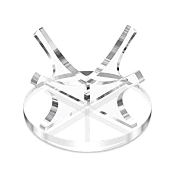 Golfbollar Displayställ Baseboll Stödbas Softboll Rack Akrylbollar Visningsbas Bollar Sfärer Hållare Bas[D] Clear