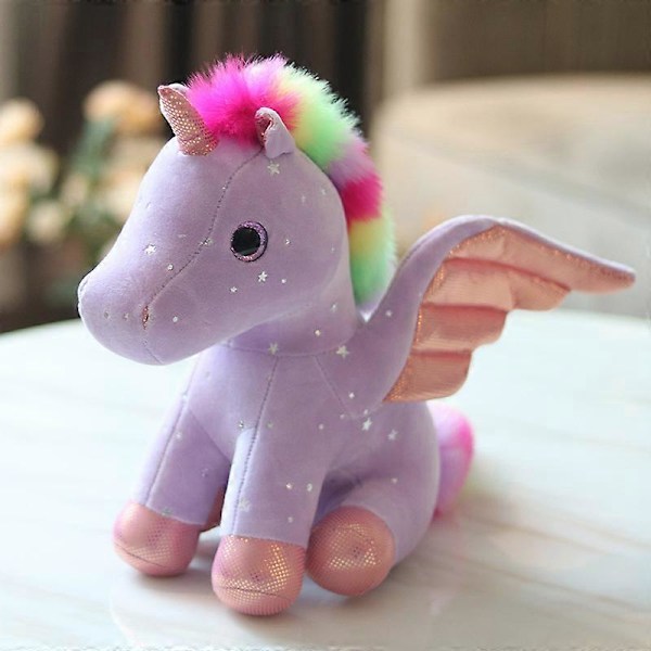 20/28cm Barn Myk Plush Unicorn Velvet Kosebamse Dyr Teddy Soft Toy