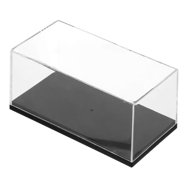 Leksaksbilsdisplay Organizer Box Leksaksbilsamlingsbox Modellmonter Vitrinskåp[D] Transparent