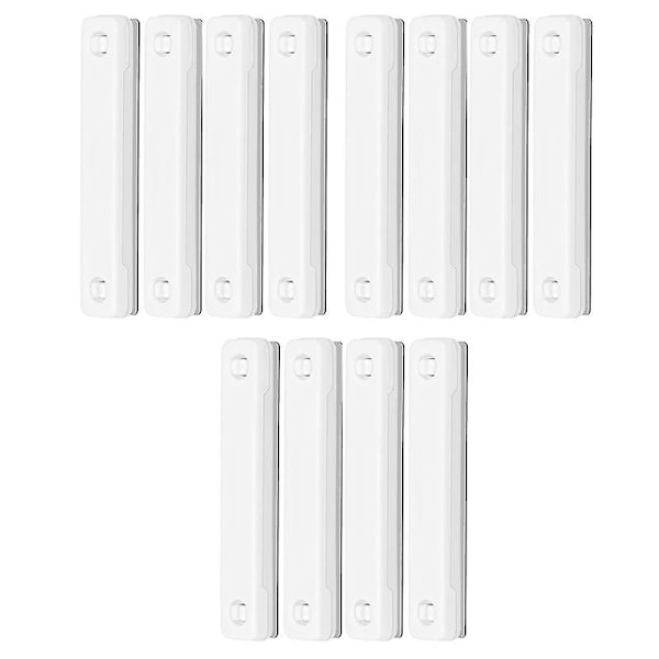 Hyttysverkkomagneetti, 12 kpl, Ikkunat, Magneettiset Nauhat, Magneettikiinnike, Magneettinen Sulkeminen Hyttysverkolle [kk] White