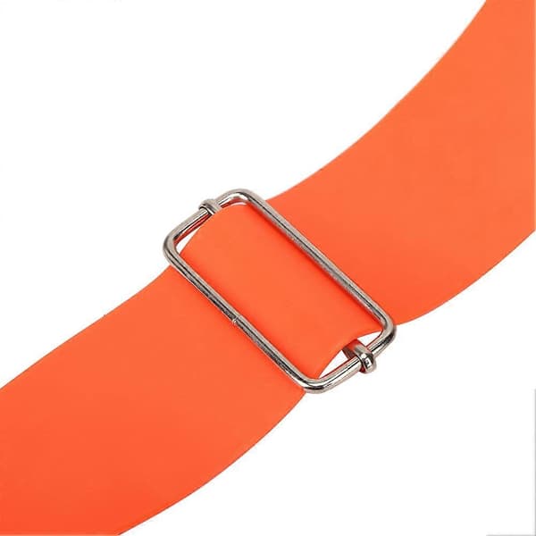 5cm 2.5m Elastiskt Spännband Stretchresistent Styrketräningsbälte med Spännen för Kvinnor FlickorOrange[D]