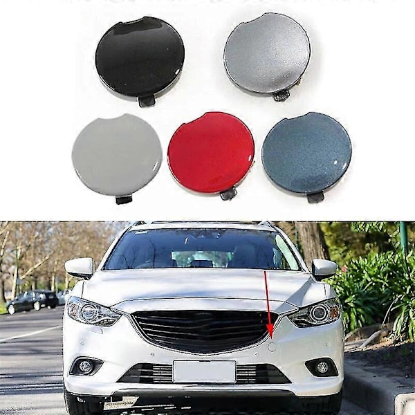 Forlygte Bumper Træk Hæk Dæksel Låg Trækker Trailer Trækker Øje Kappe Til Mazda 6 Atenza Sedan 2013 2014 2015 2016 1pc unpainted