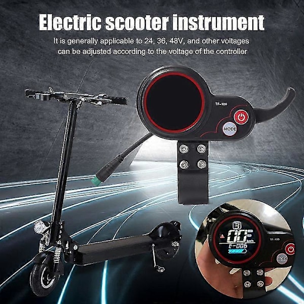 El-Kick Scooter Instrumentdisplay För El-Scooterdelar