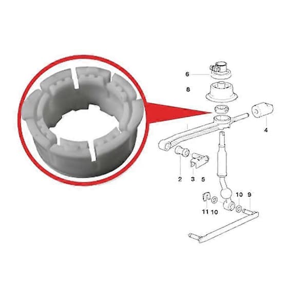 For Shift Lever Tower Pivot Bushing for E36 E30 E34 Z3 25111469397[D] White