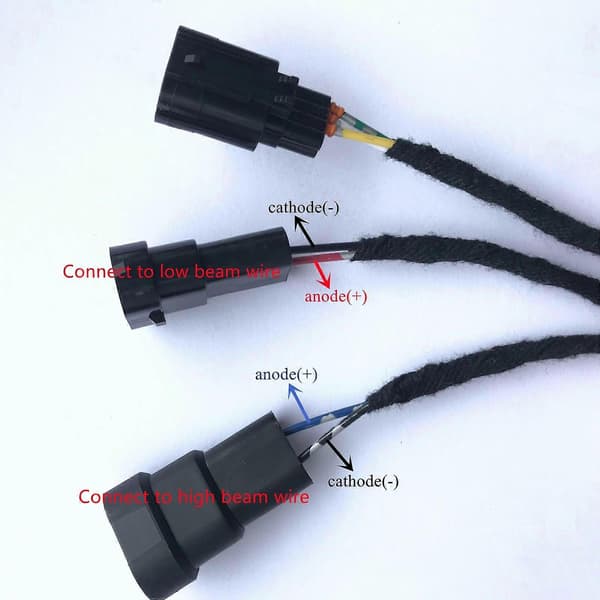 Til 2017-2020 Honda CR-V CRV Forlygte Halogen til LED 8 ben 5515 Adapterledning[D]