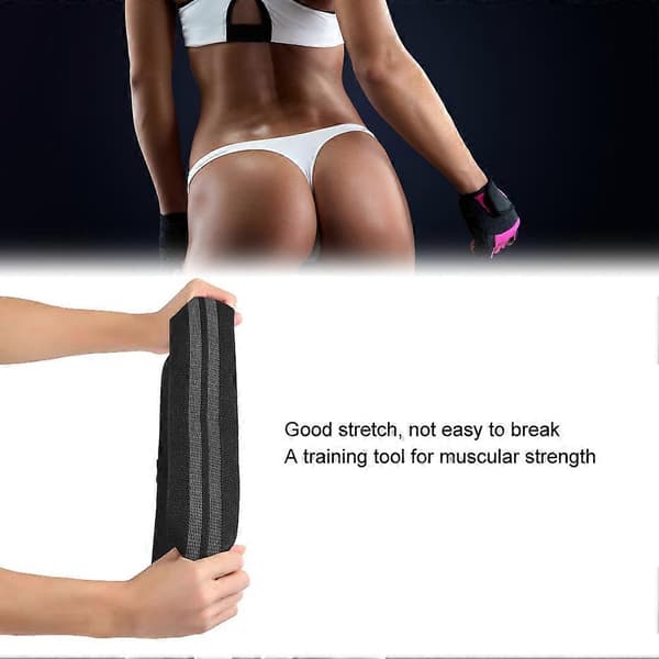 Resistance Fitness Stræk Bælte, Squat Bælte, Elastik [D]
