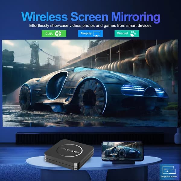 Android 13 Smart TV Box 8K HDR Dual WiFi BT5.0 Stereo Mediaspelare[D] EU-1G+8G