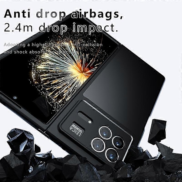 PC Hybrid TPU-fodral för Xiaomi Mix Fold 3 Frosted Black