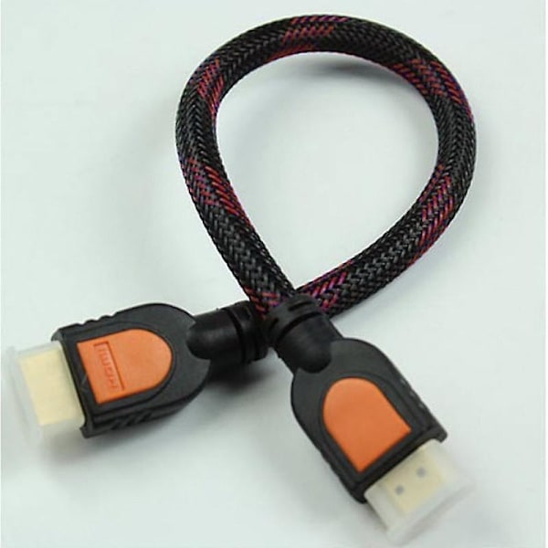För hög klarhet TV 3d 1.4 höghastighets flätad 30cm praktisk kort 1080p 4k X 2k Hdmi-kompatibel kabel Jikaix