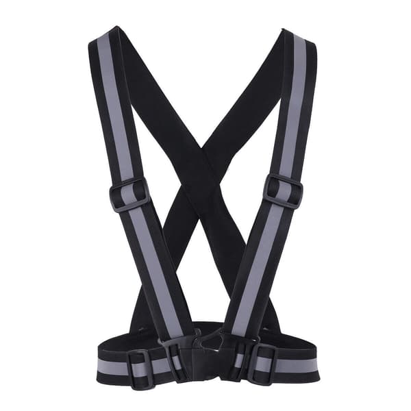 Refleksvester for voksne og barn, 2-pakning, svart[D] Black one size