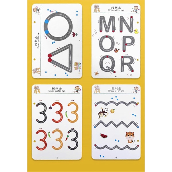 Scribble Smart Workbook Snabbspår för unga sinnen, 2024 Nytt Återanvändbart Little Curious Minds Workbook Förskolearbetsbok