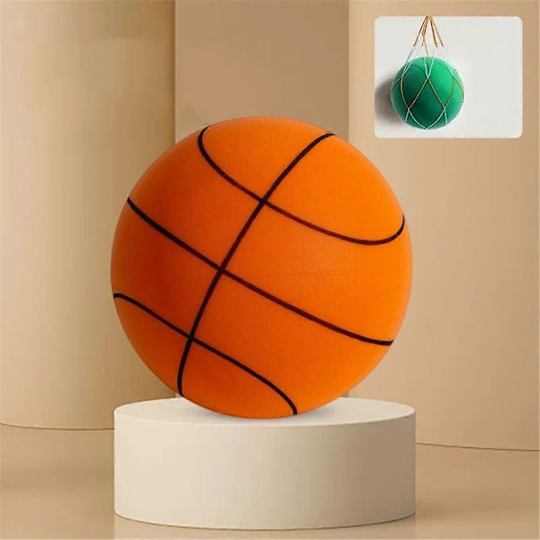 Tyst Basketboll för inomhus, tyst träningsboll, obehandlad, hög elasticitet, leksaker, gåvor