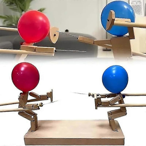 60 Ballong Bambusmann Trerobottspill To Rask Ballongkamp