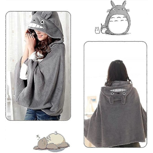 Totoro Viitta Huopa Ilmastointihuovat Paksu Pehmolelu