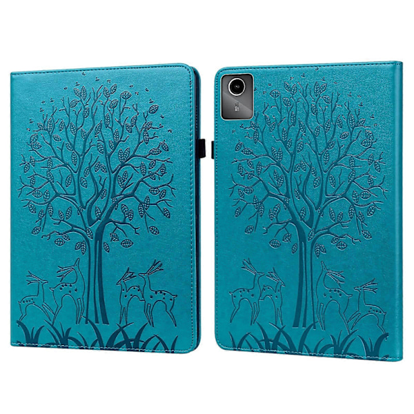 PU Nettbrettveske For Lenovo Tab M11 / Xiaoxin Pad 11 2024[D] Blue