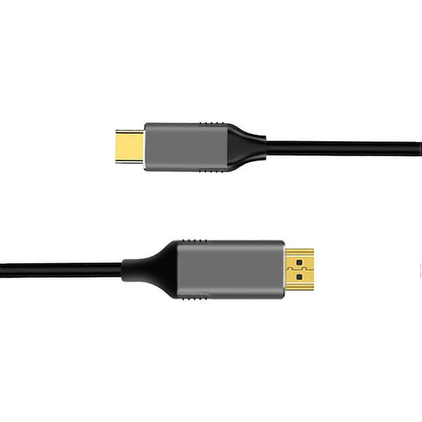 2X USB C til Kabel Adapter 4K 60Hz Kabel Adapter 3 Kompatibel for Android Telefon ChromeBook Etc[D] black