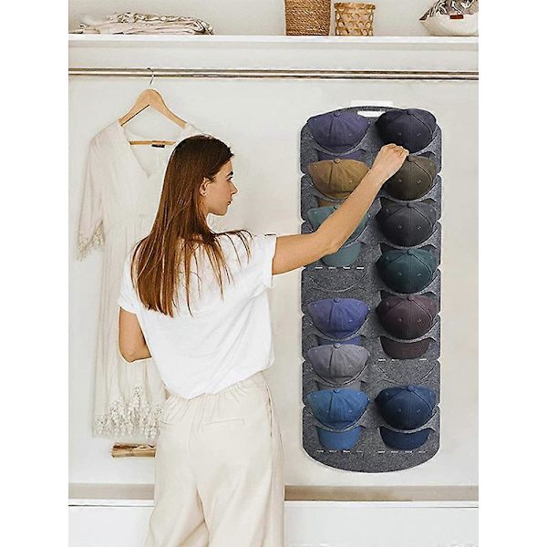 Hattehylle Hatteutstillingsholder [D] grey