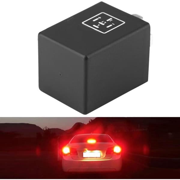 5-pin EP27 FL27 bilblinklysrelédekoder for 12V LED-blinklys Noir 0.8 kg