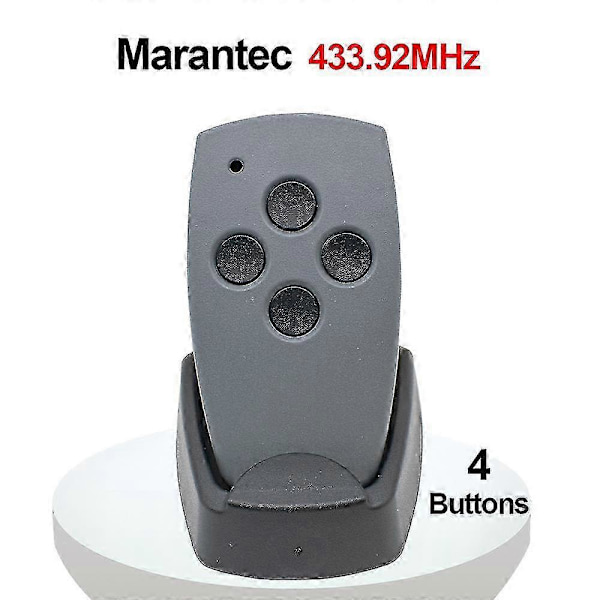 433.92mhz Marantec Digital 382 384 D302 D304 D313 D321 211 212 214 Garagedörrs Fjärrkontroll Grindsstyrning 433mhz Fast Kod