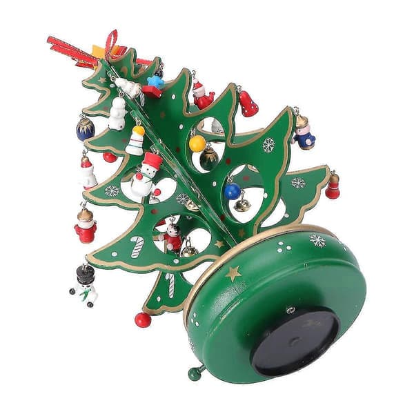 Spilledåse Træ Juletræ 100cm 6V LED[D]