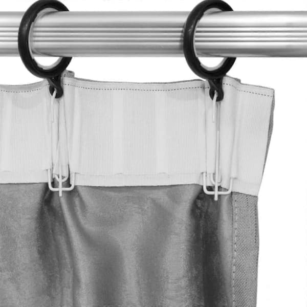 Verhokoukut 4 tapilla, 60 kpl, ruostumaton teräs [D]